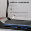 HOMCOM Folding Treadmill Walking Pad, 1-6km/h Treadmill Walking Machine, with Remote Control and LCD Display for Home Gym Office, Blue