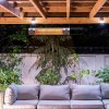 Outsunny Outdoor Patio Garden Warmer 1500W Wall Mounted Electric Infrared Halogen Heater with Remote Control Black
