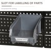 DURHAND 30 Cubbie On-Wall Storage Board Tool Screw Organiser Garage Workshop DIY Container w/ Screw Kit Tool Equipment Tidy