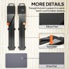 SPORTNOW Push Up Board Set of 2, Portable Press Up Board with Dual Glide Rails, Knee Pad, Pushup Stand Pilates Reformer Machine for Home Gym, Multifunctional Workout Equipment for Men & Women