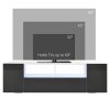 HOMCOM High Gloss TV Unit Cabinet for TVs up to 60