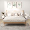 HOMCOM Bedside Tables Set of 2, Modern Side Tables with Drawer and Shelf, Nightstands for Bedroom, Living Room, White