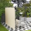 Outsunny Gazebo Side Panel, Canopy Sidewall Panel with 4 Mesh Bags and 2 Storage Pockets for 3 x 3 m Straight Leg Pop Up Gazebos, 1 Pack Sidewall Only, Beige