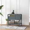 PawHut Tortoise House w/ Shelf, Small Pet Reptile Wooden House w/ Hide Shelter Den and Run, Lamp Holder, Tray, for Indoors, Outdoors - Grey
