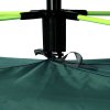 Outsunny 2 Man Pop-up Tent Beach Tent Sun Shelter w/ Windows Doors Hook Sandbags UV Protection Waterproof Outdoor Adventure Garden, Green