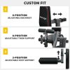 SPORTNOW Seated Leg Extension Machine, Adjustable Leg Raise Machine and Curl Machine with Plate Loaded for Hip, Thigh, Lower Body Workout