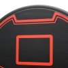HOMCOM Basketball Hoop Outdoor, Portable Basketball Hoop and Stand with Weighted Base, Portable on Wheels, 1.55-2.1m, for Teens, Juniors, Adults, Black