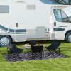 Outsunny Portable Camping Table, 3ft Lightweight Folding Aluminium Picnic Table with Roll Up Top, Carry Bag for Outdoor Camping, Picnic, Hiking, Cooking, BBQ, Fishing, Khaki