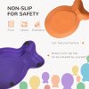 Outsunny Kids Balance Stepping Stones 11-Piece Fish Shape Non-Slip Obstacle Course Stackable Balance Blocks Exercise Toddler Balance for Indoors and Outdoors - Multicoloured