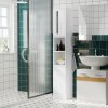 kleankin Tall Bathroom Storage Cabinet with Mirror, Freestanding Floor Cabinet Tallboy Unit with Adjustable Shelves, White