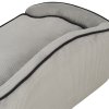PawHut Dog Sofa for XS and S Size Dogs, Pet Chair Bed with Soft Cushion, Cat Sofa  Couch with Washable Cover, Wooden Frame, 66.5 x 45 x 35.5 cm, Grey
