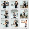 SPORTNOW Chest Expander, Arm Chest Exerciser with 10-50kg Adjustable Spring Resistance, for Home Gym, Office, Travel Workout