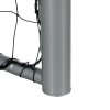 SPORTNOW 6ft x 4ft Football Goal, Football Net for Garden, Training Goal with Ground Stakes, Steel Frame