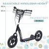 HOMCOM Kids Scooter Kick Scooter with 12