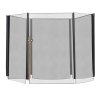 HOMCOM 8ft Trampoline Net Replacement Safety Net Enclosure Net Spare w/ 6 Poles