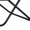 Outsunny Camping Moon Chair, Portable Folding Camping Chair for Adults with Wide Padded Oxford Seat for Outdoor Camp, Travel, Fishing, Beach, Grey