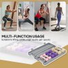 HOMCOM 6kg Dumbbell Set with Suitcase, Fitness Weights Dumbbells Set for Men and Women Home Gym, Workout, Pink, Purple, Brown