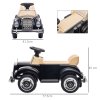 AIYAPLAY Ride on Sliding Car Foot to Floor for Kids, Mercedes-Benz 300S Licensed Ride on Toy with Anti-rollover Device, Under Seat Storage for 18-48 Months, Black