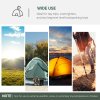 Outsunny Two-Man Camping Tent Dome Tent with Weatherproof Shell, Vestibule & Windows, for Fishing & Hiking, Green and Grey