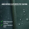 Outsunny 3 Seater 600D Oxford Patio Swing Chair Cover Outdoor Garden Furniture Rain Protection Protector Waterproof Anti-UV, 177 x 114 x 152cm, Green