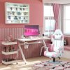 HOMCOM 5-Tier Wall Mounted Display Cabinet, Display Case with 4 Adjustable Shelves, Glass Doors for Home Office Ornaments 60x80cm
