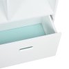 HOMCOM Kids Wooden Bookshelf Chest and Toy Storage Unit w/ Drawer, Children's Bookcase Organizer Cabinet Blue/Pink