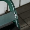 Outsunny Combination Push/Tow Lawn Roller Filled with 38L Sand (62kg) or Water, Great for the Garden 32 x 50cm Roller, Dark Green