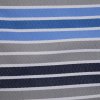 Outsunny Set of 2 Outdoor Garden Patio 2-3 Seater Bench Swing Chair Cushion Seat Pad Mat Replacement 120L x 50W x 5T cm - Blue Stripes