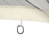 Outsunny fit 13x10ft Gazebo Universal Replacement Mosquito Netting for Patio Gazebos and Canopy Tents with Zippers for 3(m) x 4m Gazebo, (Sidewall Only) Beige