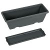 Outsunny Vertical Raised Garden Bed with 5 Removable Tray, Indoor Outdoor Elevated Plant Stand Grow Container for Vegetable Flowers Herbs, Charcoal Grey