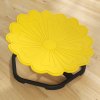 AIYAPLAY Kids Spinning Chair for Autism, Sensory Swivel Chair for ADHD Children, Flower Shaped Sit and Spin Wobble Chair with Metal Base & Non-Slip, Sensory Balance Toy for 3-8 Years Old, Yellow