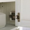 kleankin Farmhouse Bathroom Cabinet Wall Mounted, Bathroom Wall Cabinet with Storage Shelves and Cupboard, Ash Wood-Effect