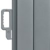 Outsunny 6 x 2m Retractable Sun Side Awning Screen Fence Patio Garden Wall Balcony Screening Panel Outdoor Blind Privacy Divider - Grey