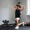 SPORTNOW Hex Dumbbell Set with Weights Storage Rack, Rubber Coated Dumbbells, Non-Slip Chrome Handles, Space-Saving for Home Gym Weight Lifting Strength Training, 2 x 2kg, 2 x 5kg, 2 x 8kg