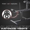 SPORTNOW Seated Leg Extension Machine, Adjustable Leg Raise Machine and Curl Machine with Plate Loaded for Hip, Lower Body and Home Gym Workout