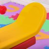 HOMCOM Seesaw for Children, Teeter Totter with Easy-Grip Handles for 1-4 Years, Indoor Outdoor Playground Equipment with 2 Seats, Multicolour