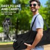 Outsunny Folding Camping Chair for Adults, Portable Padded Folding Chair with Cup Holders, Side Pockets and Carry bag for Picnic, Hiking, Fishing, Grey