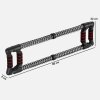 SPORTNOW Chest Expander, Arm Chest Exerciser with 10-50kg Adjustable Spring Resistance, for Home Gym, Office, Travel Workout
