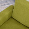 HOMCOM Children's Armchairs Toddler Chair Wood Frame Anti-Slip Legs High Back Bedroom Playroom Furniture Green