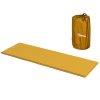 Outsunny Self-Inflating Camping Mat Sleeping Pad, 5cm Thick Single Air Mattress with Carry Bag for Hiking, Camping, Travel, 200 x 65 x 5cm, Khaki