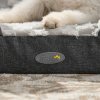 PawHut Dog Sofa Bed Pet Bed Dog Mattress with Removable Washable Cover, Anti-Slip Bottom, for Medium Sized Dogs, 90L x 69W x 21Hcm - Charcoal Grey