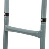 Outsunny Metal Trampoline Ladder 3 Step Outdoor Stepper for 12ft or 14ft Trampoline