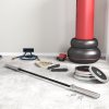 SPORTNOW 7ft 210cm 20kg Barbell Bar with Spring Clips for 5cm Weight Plates, Home Gym Weight Lifting Bar, Up to 200kg