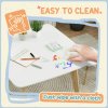 AIYAPLAY Kids Table and Chair Set, 3-Piece Toddler Furniture Set, Activity Play Table Chair Set for Playroom, Bedroom, Nursery, Classroom, for Ages 3-8 Years, White
