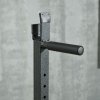 SPORTNOW Heavy-Duty Squat Rack, Adjustable Barbell Rack with Dip Station, Multi-Function Weight Lifting, for Home, Gym, Max Load 150kg - Black