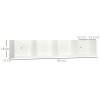 HOMCOM Wall Mount 84 CD / 56 DVD/Blu-ray/ Media Storage Rack 4 Cubes Wooden Shelf Organizer Unit Bookcase Display