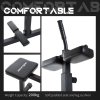 SPORTNOW Seated Leg Extension Machine, Adjustable Leg Raise Machine and Curl Machine with Plate Loaded for Hip, Lower Body and Home Gym Workout