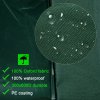 Outsunny Outdoor Garden Furniture Cover Waterproof, Anti-UV 600D Heavy Duty Oxford Fabric Patio Furniture Cover for Rectangular Sofa Table Set, Green, 210 x 140 x 80 cm