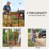 HOMCOM 3 Tonne Farm Jack, 33