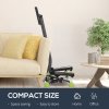 HOMCOM Twister Stepper, Step Machine, Aerobic Exercise Workout Machine w/ Adjustable Resistance, LCD Screen and Handlebars - Grey